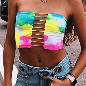LF Tie Dye Crop Top